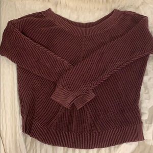 LIGHTLY WORN AERIE KNIT SWEATER